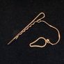 9ct gold tie pin Image 2