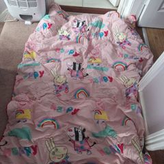 Peppa pig duvet set comes in bag