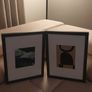 Set of 2 Minimalist Framed Prints - Dark Grey Frames (43 x 33 cm) Image 2