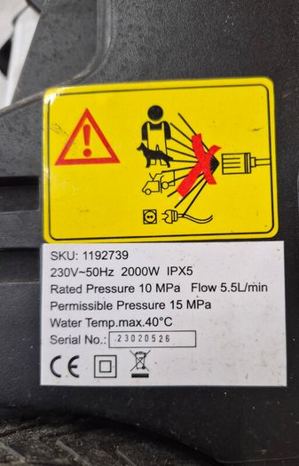 ROK pressure washer