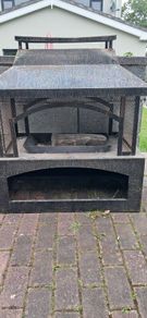 outdoor wood fire