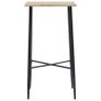 5 Piece Bar Set Plastic White Image 3
