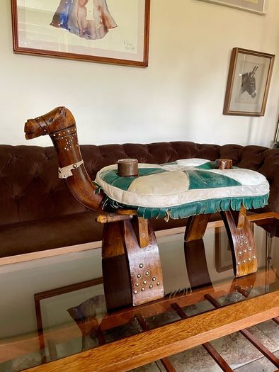 MCM Uber Kitsch Retro North African Footstool Childs Chair 1960s