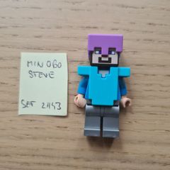 lego mim060 steve, set minecraft 21143