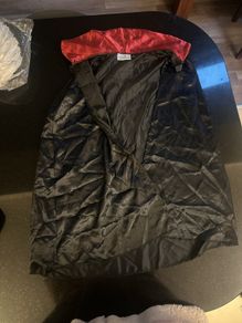Dracula costume cape and trouser set