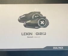 Lexin G2P Motorbike helmet intercom Dual Pack