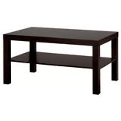 Ikea black coffee table