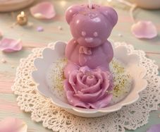 Small decorative scented candle
