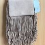 BNWT Zara Split Suede Fringed Crossbody Bag Image 3