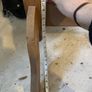 free standing full length pine mirror Image 4