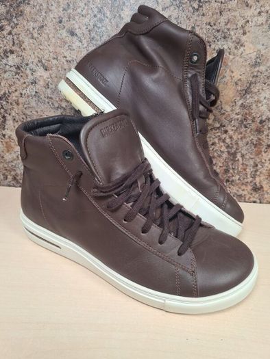 Birkenstock Bend Mid Casual Brown Leather Trainers Boot Runners Size Uk 7 Eu 41 Mens Womens Unisex