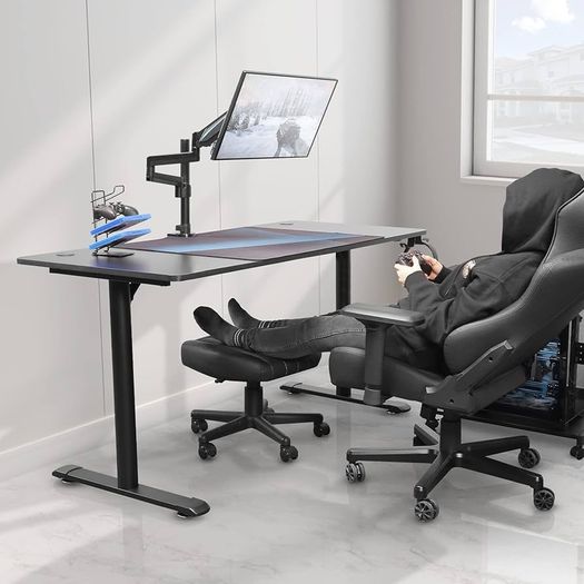 Height Adjustable Under Desk Footrest,Ultra Soft Padded Roller Seat PU Leather Low Round Rolling Stool Floor Stool with Wheels,Ideal for Office Salon Massage Pedicure,Black