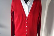 Sfera red cardigan