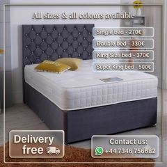 Luxury Divan Bed with Mattress