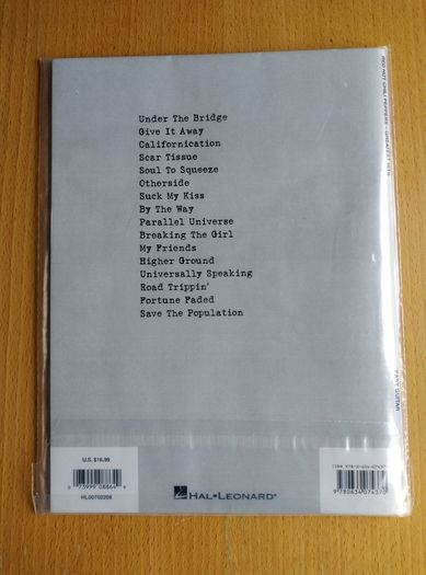 Red Hot Chili Peppers - Greatest Hits - Easy Guitar Tab - Hal Leonard