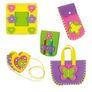 5 Childrens Sewing Kits, Craft Kit for Kids - Introduction to Sewing, Colourful Learn to Sew Set - Step by Step Guide - Make a Bag, Frame, Purse and More - Ages 5 Years Plus Image 3