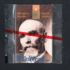 1996 Ireland 50 unit 90th anniversary of Michael Davitt's death (Gemplus GEM1) Call Card Mint in Packaging