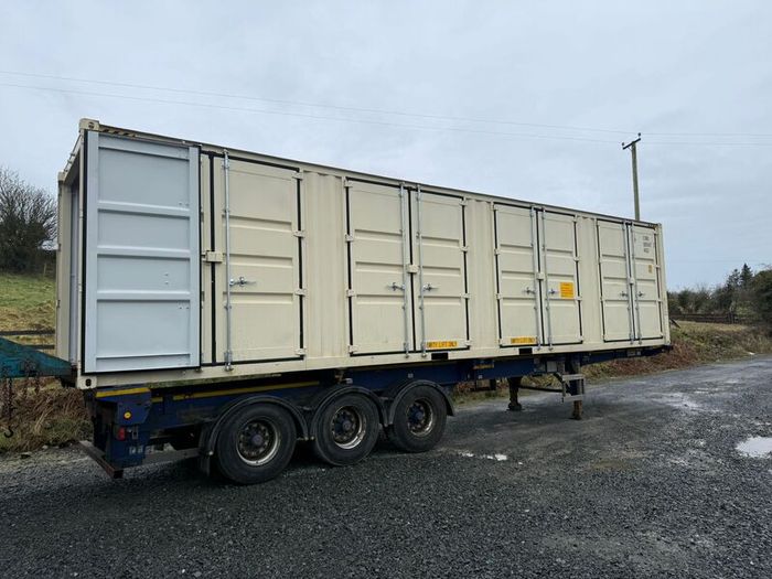 40ft HQ One Trip Shipping Container Multi Doors