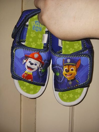 boys sandals paw patrol
