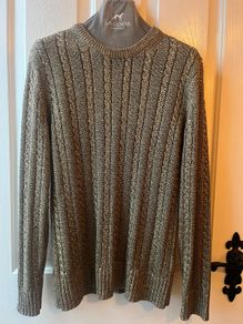 Massimo Dutti Cable Knit Jumper - Size Medium / Size 12 as new