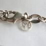 Vintage sterling silver 925 Irish Celtic Knot Clover Pendant And Chain L-17"  4,90g Image 10