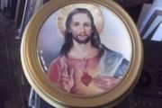 a royal doulton sacred heart plaque