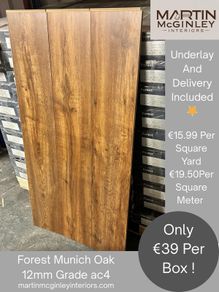New 12mm Munich Oak Laminated Flooring