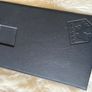 Hand made leather menu holder Image 3