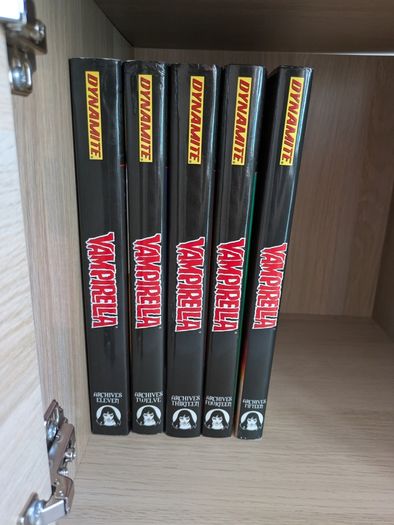 Complete Vampirella Archives 15 Volume Hardcover Comic Book Set, Omnibus Library edition