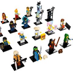 Lego CMF The LEGO Ninjago Movie Complete Series of 20 Complete Minifigure Sets 71019-2 Collectible Minifigures