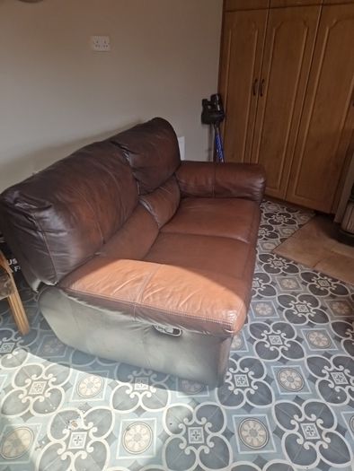 leather couch