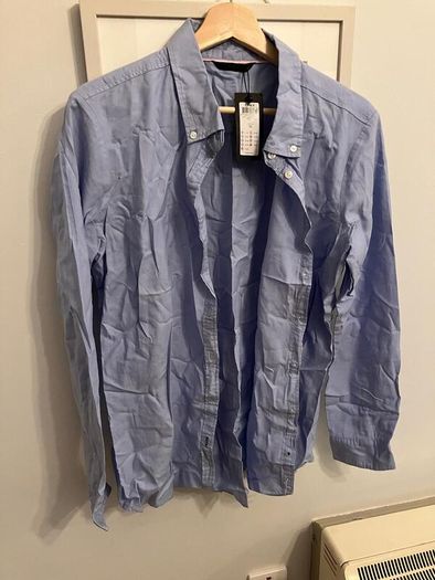 ONLY Cici Oxford Blue Shirt (Women's size 42)