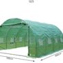 Polytunnel Greenhouse 4x3x2m Poly Tunnels Gardening Walk In Pollytunnel Tent with Steel Frame (FREE POSTAGE) Image 5