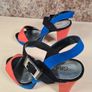 Womens GRAZIA  blue multi high heel shoes Size UK 6 EU 39 Image 7