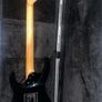 LAG Arkane A200 electric guitar body in Translucent Black finish electric guitar parts accessories Image 2