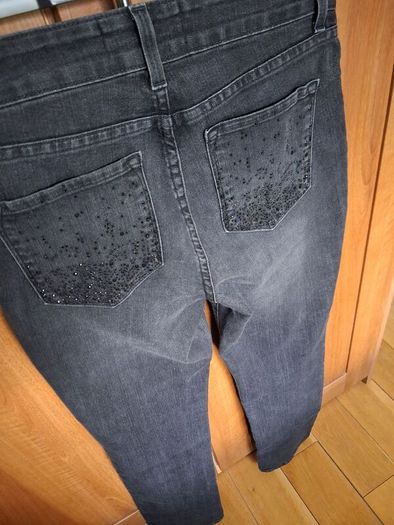 NYDJ Dark Grey/Black Jeans Size 10UK