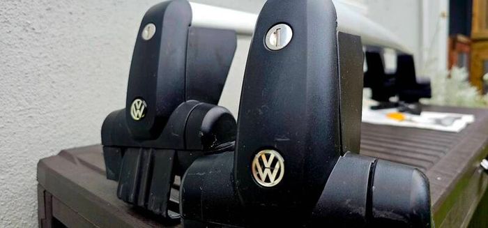 Volkswagen OEM roof rails / bars.