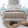 Bedside Table Set of 2 with Charging Station, Side Table with Led Lights Image 6