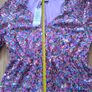 New Neo Noir sequins blouse top jumper / Mina Confetti size 42  celebration Image 8