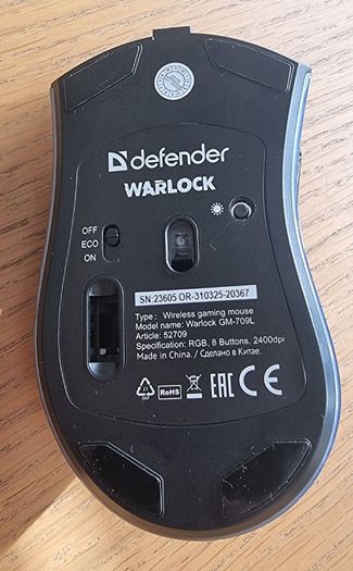 Wireless Gaming Mouse LED
