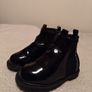 River Island Black Patent Chelsea Boots Image 7