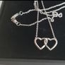 New silver pendant with real diamonds Image 3