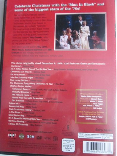 Johnny Cash Christmas Specials 1976-1979 DVD Set