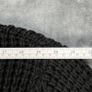 AllSaints Rok Crew Jumper Size Medium Mens Black 100% Cotton Ribbed Knit Sweater Image 2