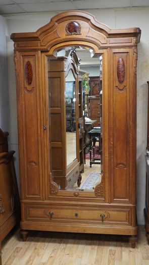 Antique French Oak Armoire