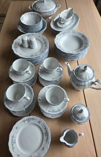 61 Piece Dinner Set Bavaria Rose