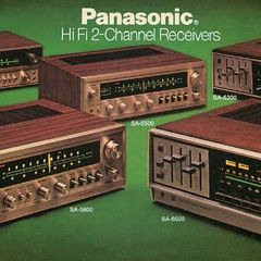 panasonic Technics sa 5800 solid state receiver from the Japanese Golden era 1970s