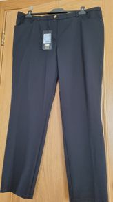 New ESCADA Jeans (Trousers), Black, EU 46, UK 16