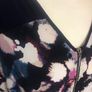 Nina Leonard navy/floral blouse (4XL) Image 2