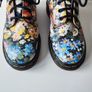Dr Martens 1460 8 hole Sienna Miller floral england vintage boots UK4 EU37 US 6 Image 3